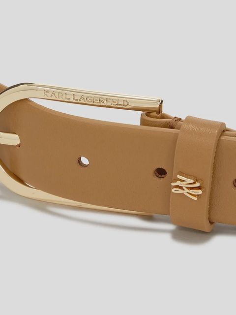 Karl Lagerfeld pasek skórzany K/AUTOGRAPH