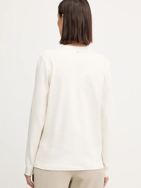Haglöfs longsleeve damski kolor beżowy 607663 - zdjęcie produktu nr 2