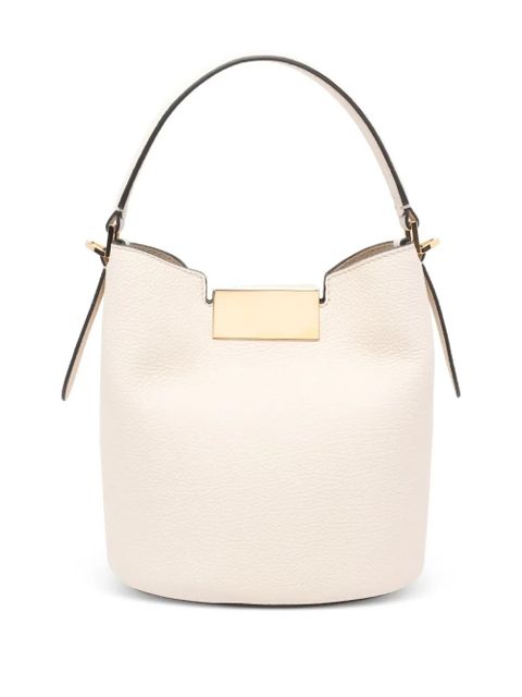 Marni Trunkaroo leather bucket bag - Neutrals