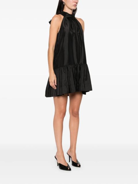 Simkhai tie-fastening mini dress - Black