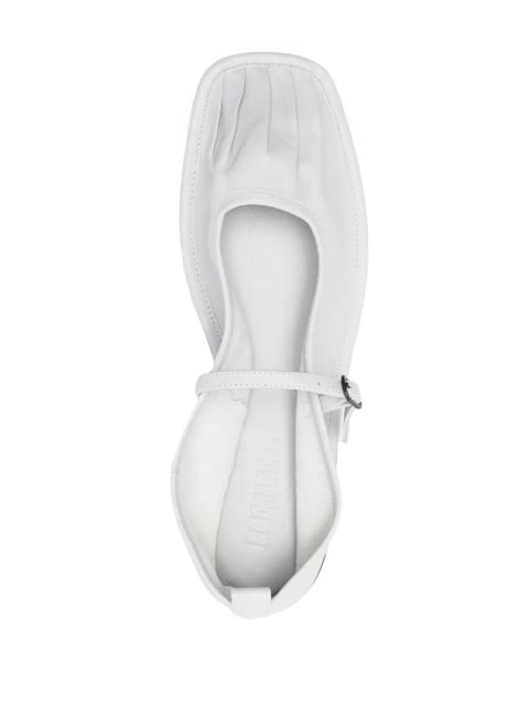 Hereu Dansa leather ballerina shoes - Grey