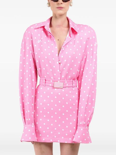 Rowen Rose polka-dots oversized shirt - Pink - zdjęcie produktu nr 1