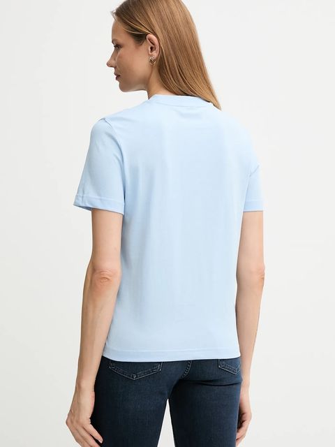 Calvin Klein Jeans t-shirt bawełniany damski kolor niebieski LV047C912G