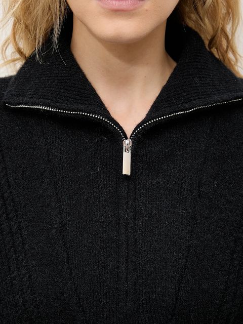 Answear.LAB sweter z kaszmirem kolor czarny z golfem