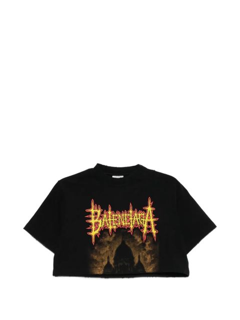 Balenciaga Sacré Cœur crop top - Black - zdjęcie produktu nr 1