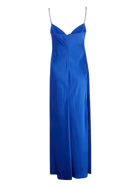 Lauren Ralph Lauren twist-front sleeveless gown dress - Blue - zdjęcie produktu nr 2