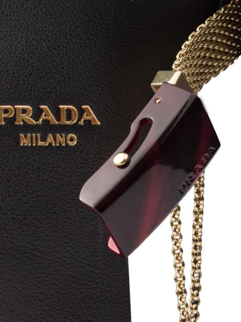 Prada Buckle bucket bag - Black