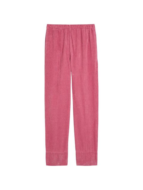 American Vintage Padow corduroy straight trousers - Pink - zdjęcie produktu nr 1