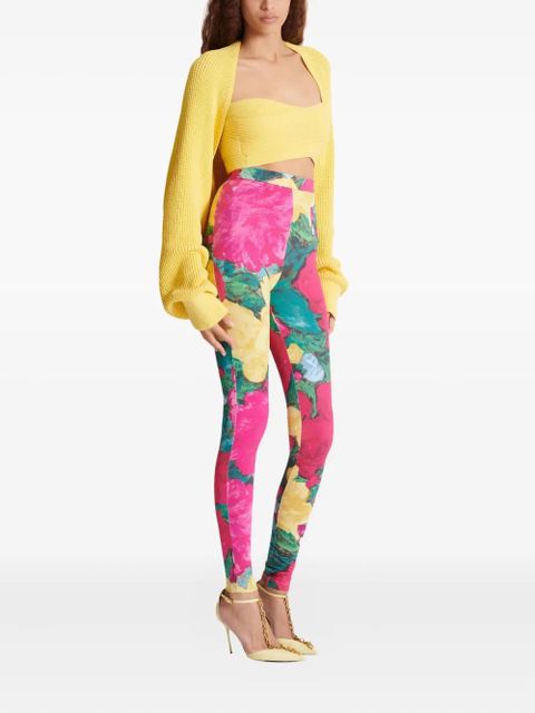 Balmain ribbed cardigan - Yellow - zdjęcie produktu nr 2