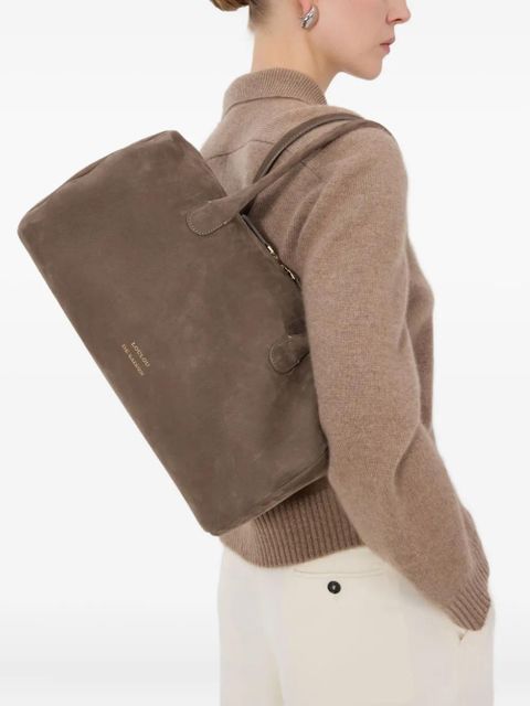 LouLou de Saison Claus cylindric shoulder bag - Brown