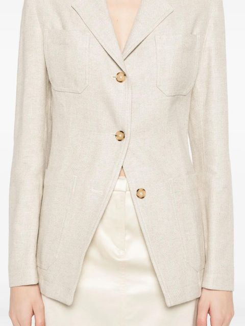 TOTEME notched-lapels blazer - Neutrals