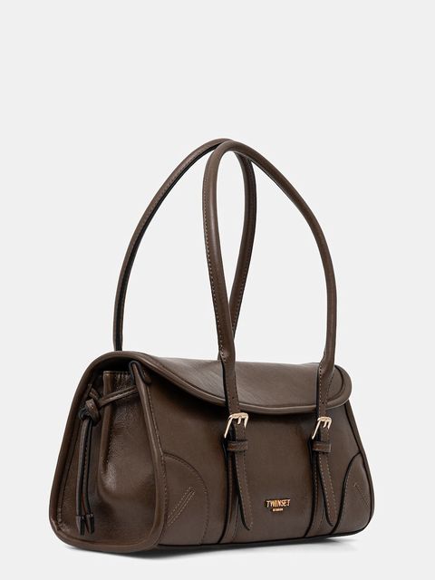 Twinset torebka kolor brązowy 252TD8041