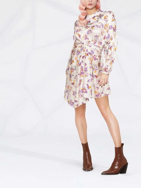Zadig&Voltaire Rivage floral-print dress - Neutrals