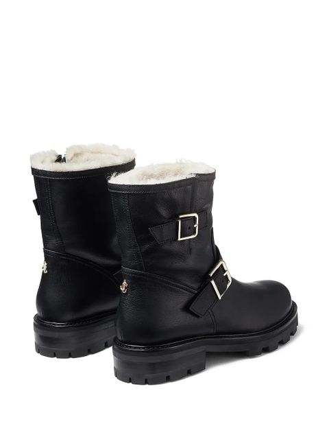 Jimmy Choo shearling-lined Youth II boots - Black - zdjęcie produktu nr 2