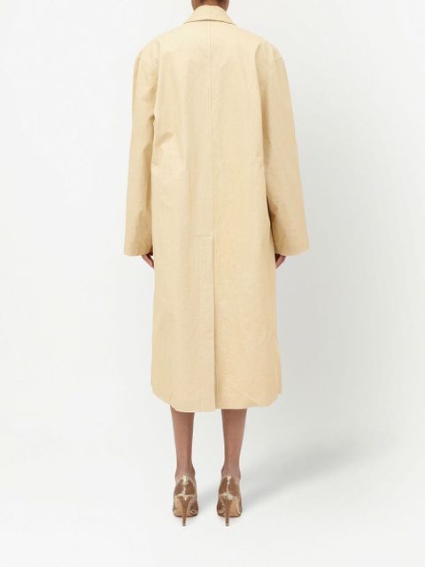 Maison Margiela Utility cotton trench coat - Brown