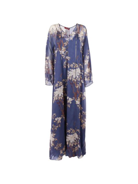 Max Mara floral print dress - Blue - zdjęcie produktu nr 1