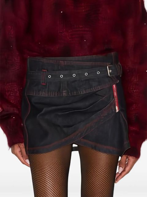 ISABEL MARANT belted wrap skirt - Blue