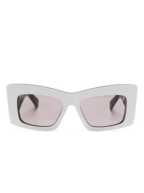 Gucci Eyewear butterfly-frame sunglasses - White - zdjęcie produktu nr 1