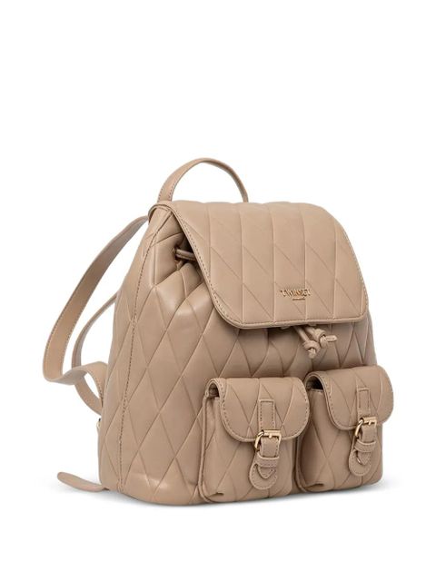 TWINSET quilted leather backpack - Neutrals