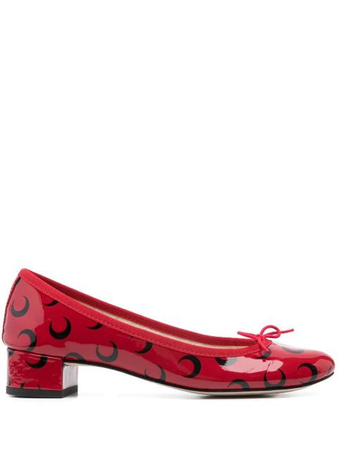 Marine Serre x Repetto 30mm Camille pumps - Red - zdjęcie produktu nr 2