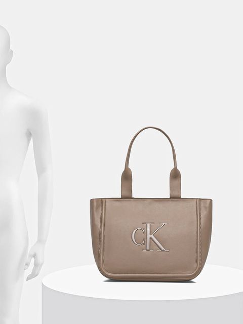 Calvin Klein torebka kolor beżowy LV04F3218G