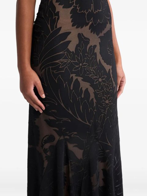 ETRO floral stretch dress - Black