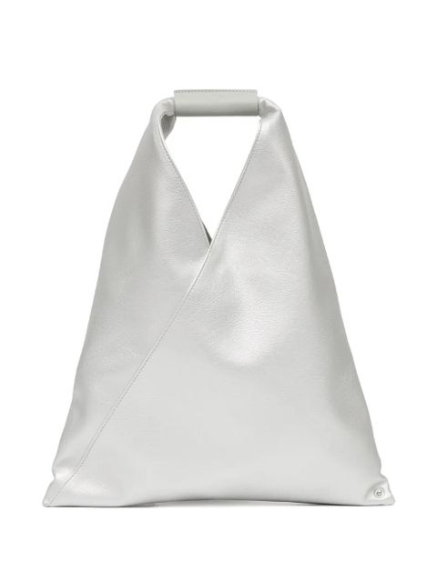 MM6 Maison Margiela Japanese triangular tote bag - Silver - zdjęcie produktu nr 2