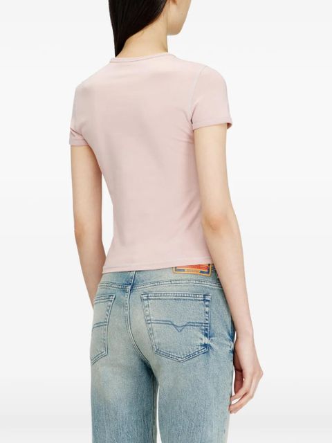 Diesel T-Uncuties-Long-S3 printed T-shirt - Pink