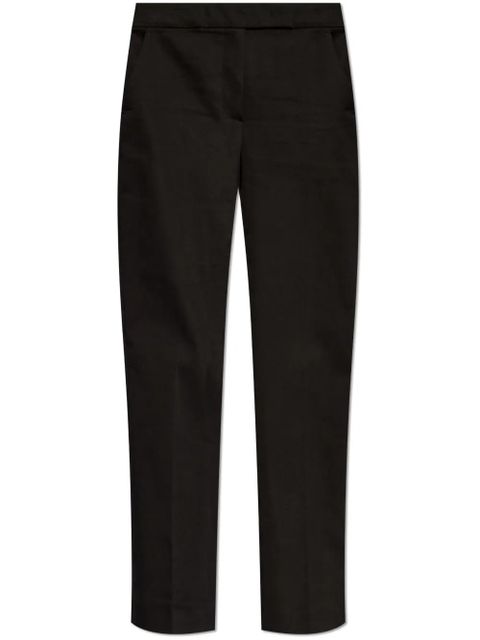 Max Mara cotton tapered trousers - Black - zdjęcie produktu nr 1