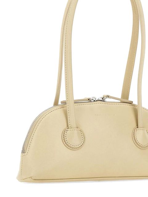 Marge Sherwood Bessette embossed logo half-moon shoulder bag - Yellow