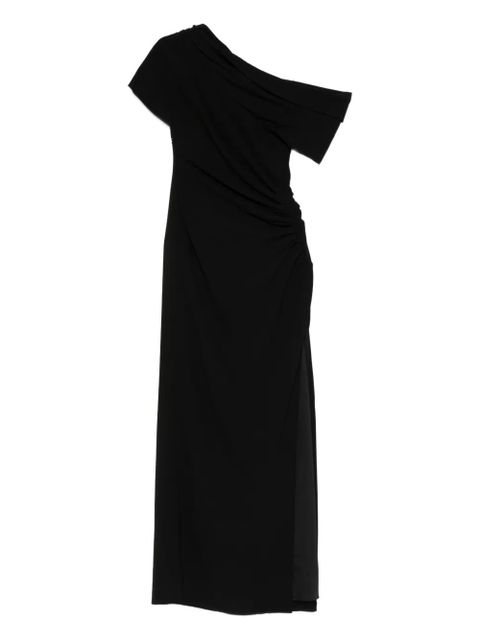 Simkhai Kally draped one-shoulder midi dress - Black - zdjęcie produktu nr 1