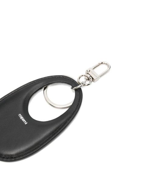 Coperni oval-shaped leather keyring - Black - zdjęcie produktu nr 2
