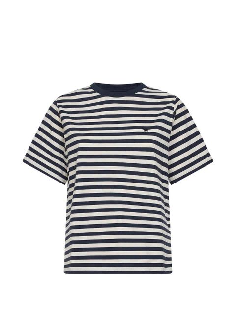 Weekend Max Mara Venaco striped butterfly-logo T-shirt - Blue - zdjęcie produktu nr 1