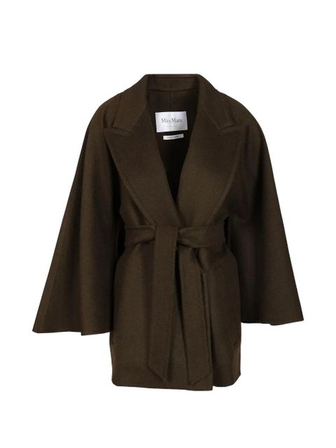 Max Mara belted oversized coat - Green - zdjęcie produktu nr 1