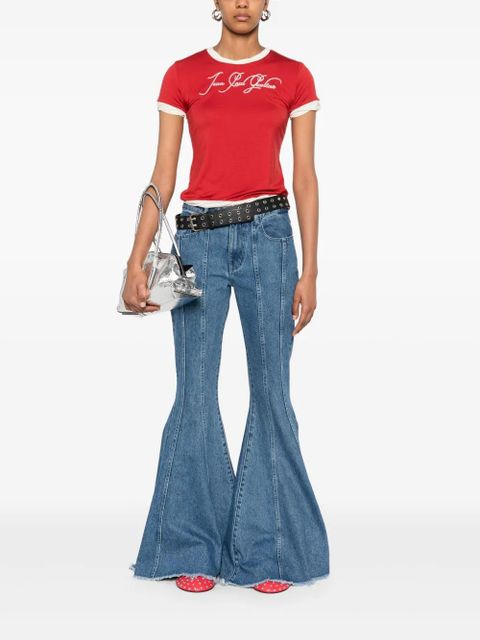 Jean Paul Gaultier logo-embroidered T-shirt - zdjęcie produktu nr 2