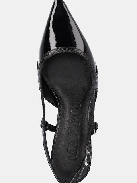 MAX&Co. czółenka skórzane