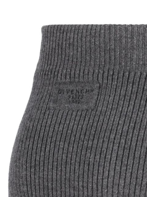 Givenchy ribbed-knit mini skirt - Grey - zdjęcie produktu nr 2