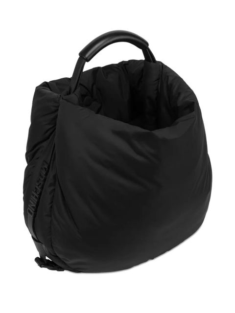 Moschino logo-lettering shoulder bag - Black