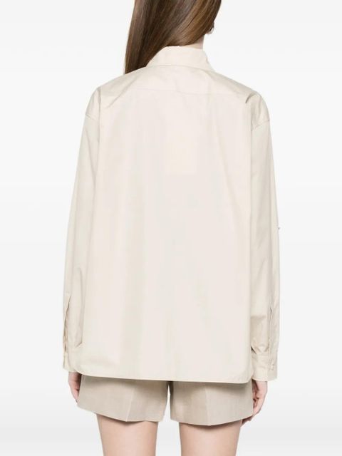 Max Mara cargo-pockets shirt - Neutrals
