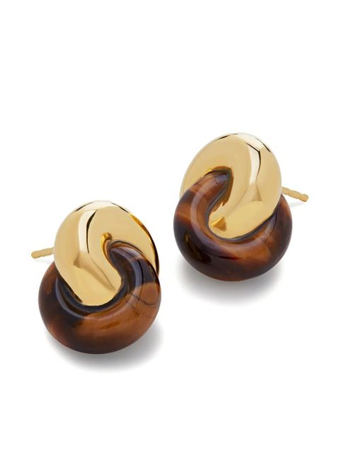 Monica Vinader Kate Young gemstone earrings - Gold - zdjęcie produktu nr 2