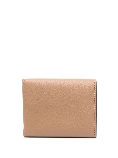 Burberry stud-detail leather cardholder - Brown