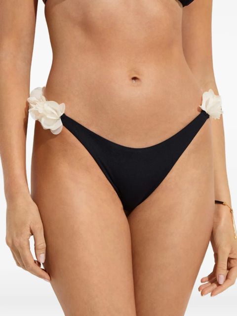 La Reveche Jamila floral bikini bottoms - Black