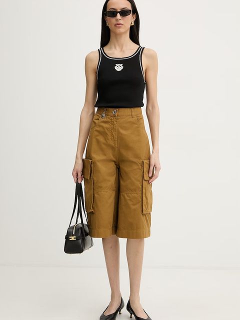 Pinko top damski bawełniany z elastanem - zdjęcie produktu nr 1