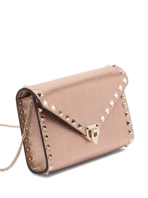 Valentino Garavani Rockstud leather satchel bag - Pink - zdjęcie produktu nr 2