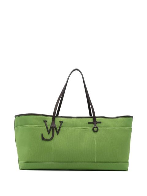 JW Anderson logo tote bag - Green - zdjęcie produktu nr 1