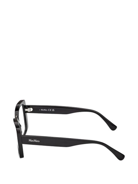 Max Mara Eyewear rectangle-frame glasses - Black