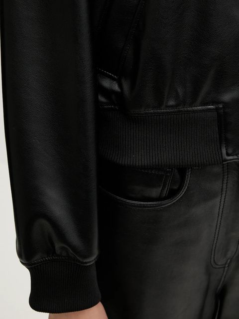 Hugo Blue kurtka bomber kolor czarny przejściowa 50542178