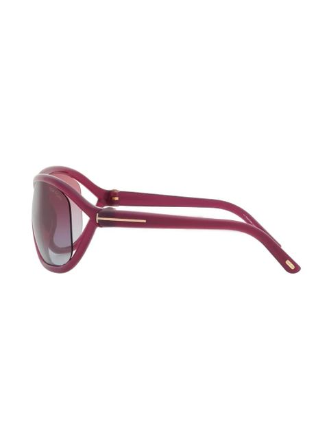 TOM FORD Eyewear Fernanda oversized-frame sunglasses - Purple