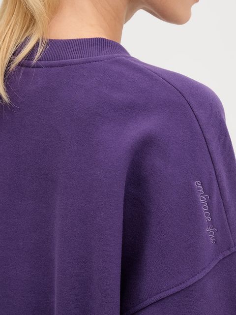 JOYINME bluza Spark damska kolor fioletowy gładka Spark