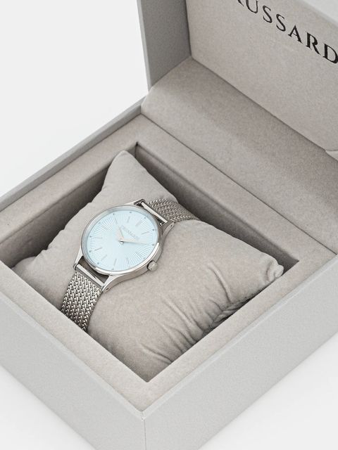 Trussardi zegarek T-STAR damski kolor srebrny R2453152515